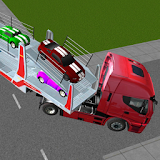 Car Transporter Truck 3D icon