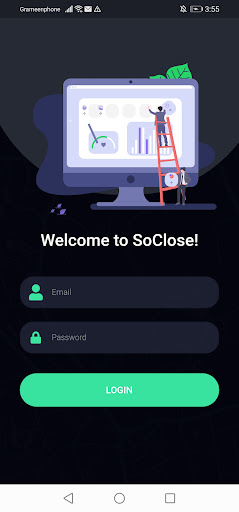 Android application SoClose screenshort