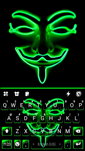 Download Green Anonymous Keyboard Background Free for Android - Green  Anonymous Keyboard Background APK Download - STEPrimo.com
