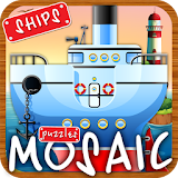 Animated puzzles ship icon