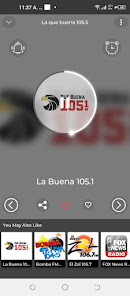 Snímek obrazovky 2 La Que Buena Radio 105.5 android