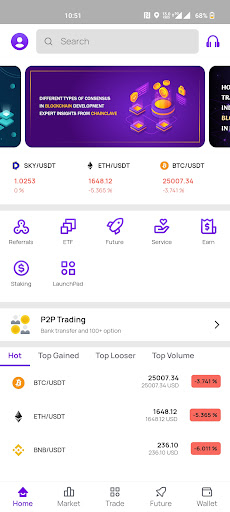 Android application DExchange screenshort