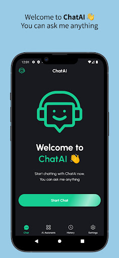 Android application ChatAI-You can ask me anything screenshort