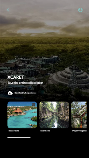 Android application Hotel XCARET Arte screenshort