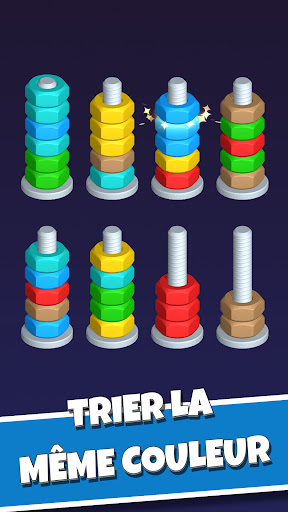 Nut Sort-Color Puzzle Game Capture d'Écran du Jeu Android 1