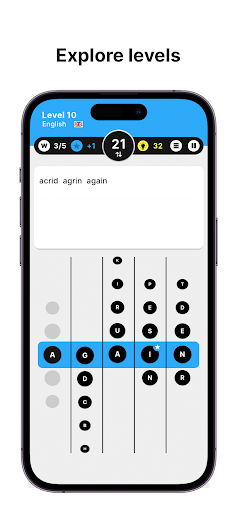 Android application WordWheel screenshort
