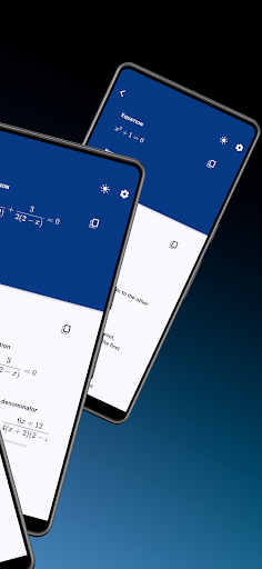 Solve equations Screen 2