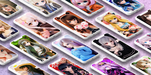 Android application Doll Wallpaper screenshort