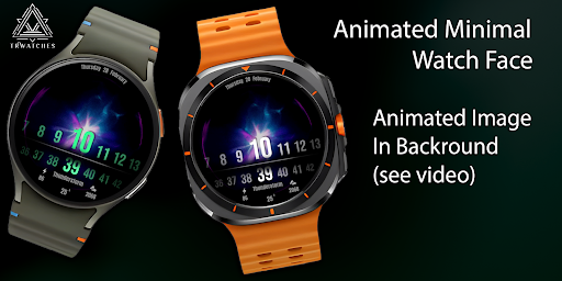 Animated Minimal Watch Face screenshot 1