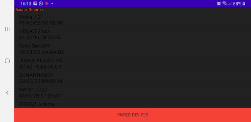 Bluetooth LED125 B-Control Screen 3