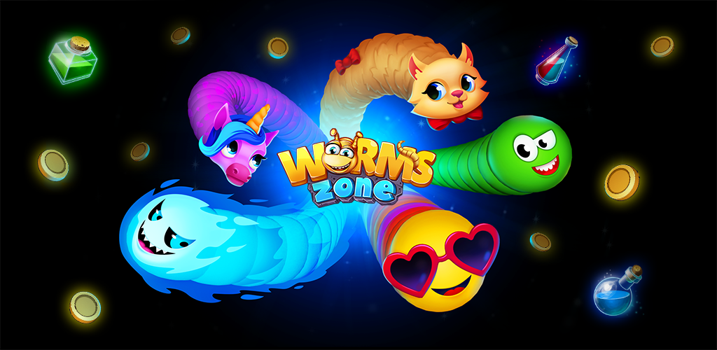 Banner Image Worms Zone .io - Hungry Snake Mod APK