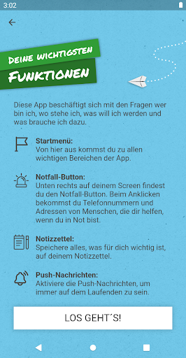 Android application Schule - Was dann? screenshort