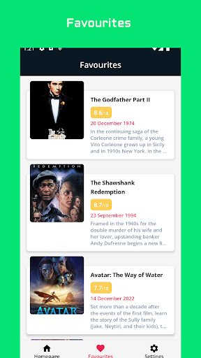 Cinema Tracker Screen 2