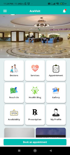 Android application Ace Visit screenshort