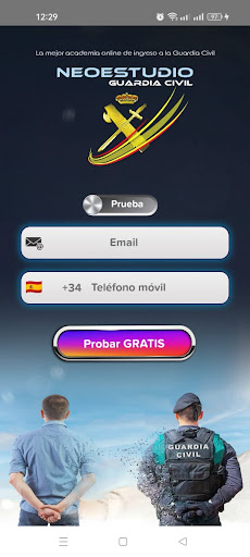 Android application Curso Guardia Civil Neoestudio screenshort