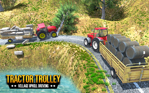 Tractor Trolley Driving Sim 3D