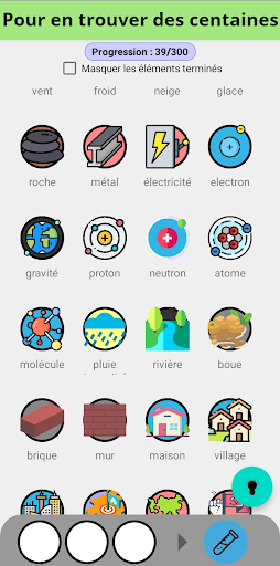 Android application Alchimie screenshort