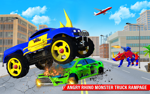 Rhino Robot Truck Robot Car apkpoly screenshots 22