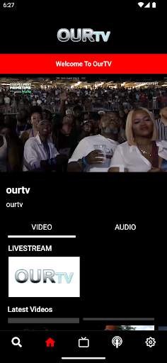 Android application OUR TV screenshort