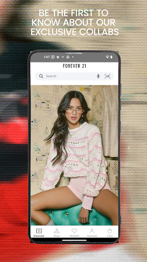 Screenshot of Forever 21-The Latest Fashion
