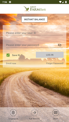 First FarmBank Mobile Screen 2