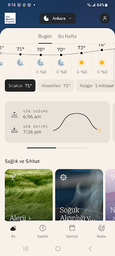 The Weather Channel ekran görüntüsü