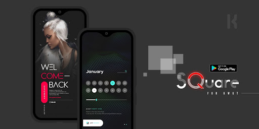 Square KWGT screenshot 7