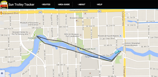 Sun Trolley Tracker Android App