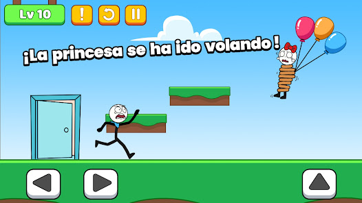 Captura 2 Brave Stickman: Love Rescue android