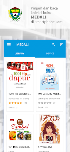 Android application MEDALI screenshort