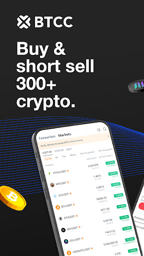 Android application BTCC - Trade Bitcoin & Crypto screenshort