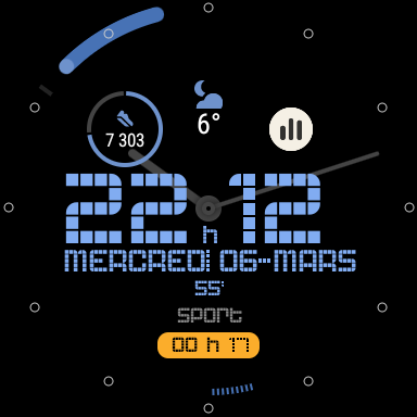 Calendar Alternative WatchFace Screen 3
