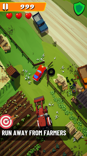 Car Chase: Farm Escape Game Screen 3