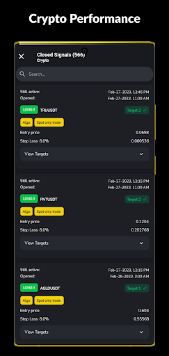 Signalbyt:Crypto,Forex,Stocks Screen 3