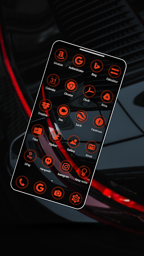 Red Icon Pack Screen 3