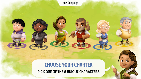 Charterstone: Captura de pantalla de la edición digital