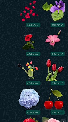 Flowers Stickers for Whatsappのおすすめ画像3