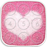 Pink Fur Lock Screen Keypad icon