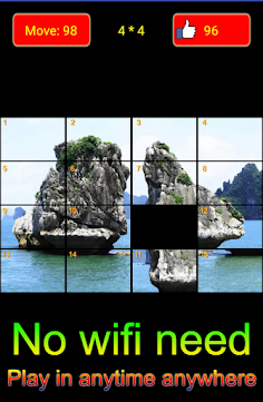 Tile Puzzle Nature SlidePuzzle - Screenshot 1