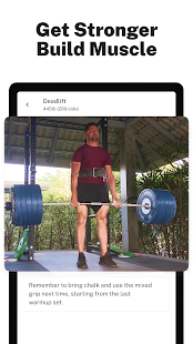 StrongLifts Weight Lifting Log Tangkapan layar