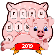 Cute Piggy - Keyboard Theme  Icon