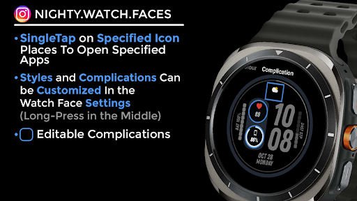 Nighty Digital 44 - watch face screenshot 16