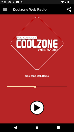 Android application Coolzone Web Radio screenshort