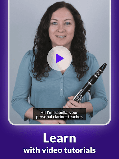 Screenshot of Clarinet Lessons - tonestro