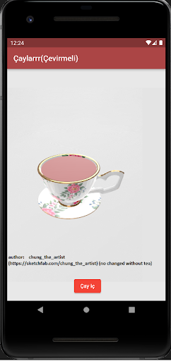 Android application Drink Tea Simulator screenshort