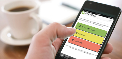 Android application RouteShout3 screenshort