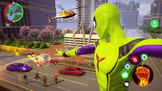Spider Rope Hero Miami Games  screenshots 4