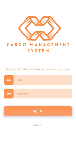 CMS - Cargo Management System Screen 2