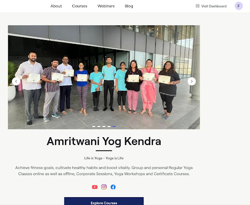 Amritwani Yog Kendra Screen 3