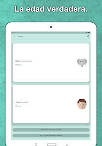 Imágen 12 Animal Edad Calculadora android
